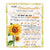 Personalized To My Granddaughter Blanket From Grandma Once Upon A Time When I Asked God For An Angel Sunflower Birthday Christmas Customized Fleece Blanket Blanket | Teecentury.com