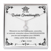 Alluring Beauty Necklace | Personalized To My Granddaughter Necklace From Grandma I Will Love You Always Granddaughter Jewelry Birthday Christmas Customized Message Card | teecentury