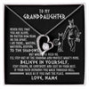 Forever Love Necklace | Personalized To My Granddaughter Necklace Viking Never Feel You Are Alone Scandinavian Runes Viking Birthday Christmas Customized Gift Box Message Card | teecentury