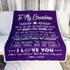 Personalized To My Grandma Blanket From Grandkids I Love You With A Special Love Grandma Birthday Mothers Day Christmas Customized Fleece Throw Blanket | teecentury
