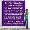 Personalized To My Grandma Blanket From Grandkids I Love You With A Special Love Grandma Birthday Mothers Day Christmas Customized Fleece Throw Blanket | teecentury