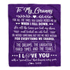 Personalized To My Granny Blanket From Grandkids I Love You With A Special Love Granny Birthday Mothers Day Christmas Customized Fleece Throw Blanket | teecentury