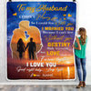 Personalized To My Husband Blanket From Wife Love Made Us Forever Together Wife Valentines Day Birthday Wedding Anniversary Christmas Fleece Blanket Blanket | Teecentury.com
