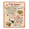 Personalized To My Husband Blanket From Wife The Day I Met You I Have Found The One Whom My Soul Loves Wedding Anniversary Birthday Christmas Fleece Blanket Blanket | Teecentury.com