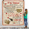 Personalized To My Husband Blanket From Wife The Day I Met You I Have Found The One Whom My Soul Loves Wedding Anniversary Birthday Christmas Fleece Blanket Blanket | Teecentury.com