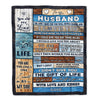 Personalized To My Husband Blanket From Wife Wood I Love You More And More Husband Anniversary Valentines Day For Him Wedding Christmas Fleece Throw Blanket Blanket | Teecentury.com