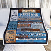 Personalized To My Husband Blanket From Wife Wood I Love You More And More Husband Anniversary Valentines Day For Him Wedding Christmas Fleece Throw Blanket Blanket | Teecentury.com