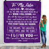 Personalized To My Lala Blanket From Grandkids I Love You With A Special Love Mamaw Birthday Mothers Day Christmas Customized Fleece Throw Blanket | teecentury