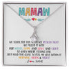 Alluring Beauty Necklace | Personalized To My Mamaw Necklace From Grandkids Granddaughter We Squeezed This Necklace Mamaw Birthday Mothers Day Jewelry Customized Gift Box Message Card | teecentury