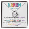 Forever Love Necklace | Personalized To My Mamaw Necklace From Grandkids Granddaughter We Squeezed This Necklace Mamaw Birthday Mothers Day Jewelry Customized Gift Box Message Card | teecentury