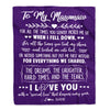 Personalized To My Mawmaw Blanket From Grandkids I Love You With A Special Love Mawmaw Birthday Mothers Day Christmas Customized Fleece Throw Blanket | teecentury