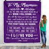 Personalized To My Mawmaw Blanket From Grandkids I Love You With A Special Love Mawmaw Birthday Mothers Day Christmas Customized Fleece Throw Blanket | teecentury
