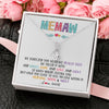 Alluring Beauty Necklace | Personalized To My Memaw Necklace From Grandkids Granddaughter We Squeezed This Necklace Memaw Birthday Mothers Day Jewelry Customized Gift Box Message Card | teecentury