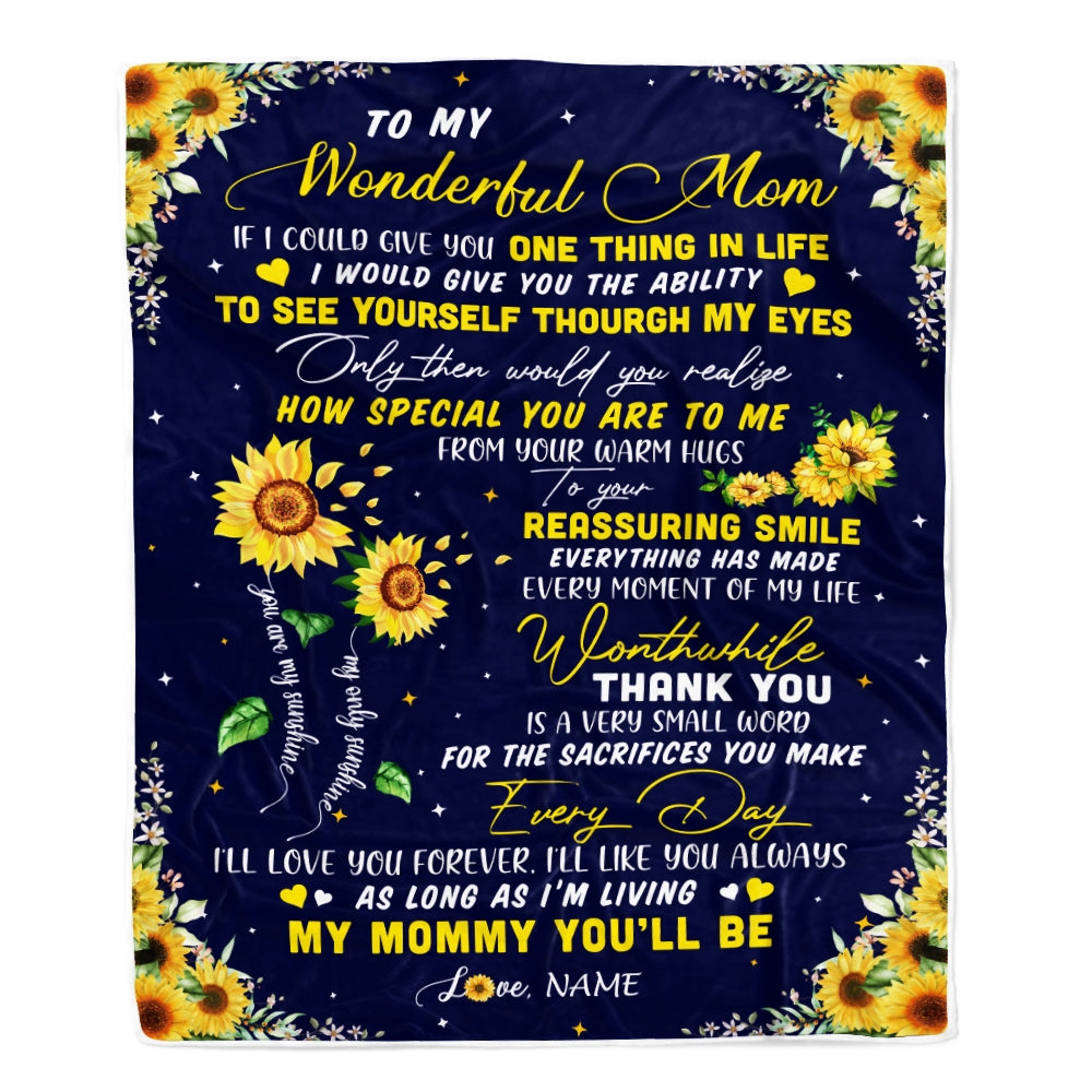 Mom Blanket, Meaningful Gift For Mom, Unique Christmas Gift, Mothers Day  Presents - Stunning Gift Store