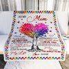 Personalized To My Mom Blanket From Daughter Son Never Forget That I Love You You Mean The World to Me Mom Birthday Mothers Day Christmas Fleece Blanket Blanket | Teecentury.com