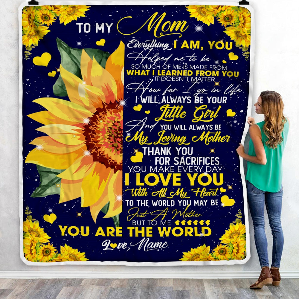 Gifts for Mom, Christmas Birthday Gifts for Mom, Blanket to My Mom Gift  from Daughter Son, Best Mom Gifts, Mom Blanket 50x60 