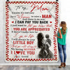Personalized To My Mom Blanket from Son You Are Appeciated My Loving Mother Mom Mother's Day Birthday Christmas Customized Fleece Blanket Blanket | Teecentury.com