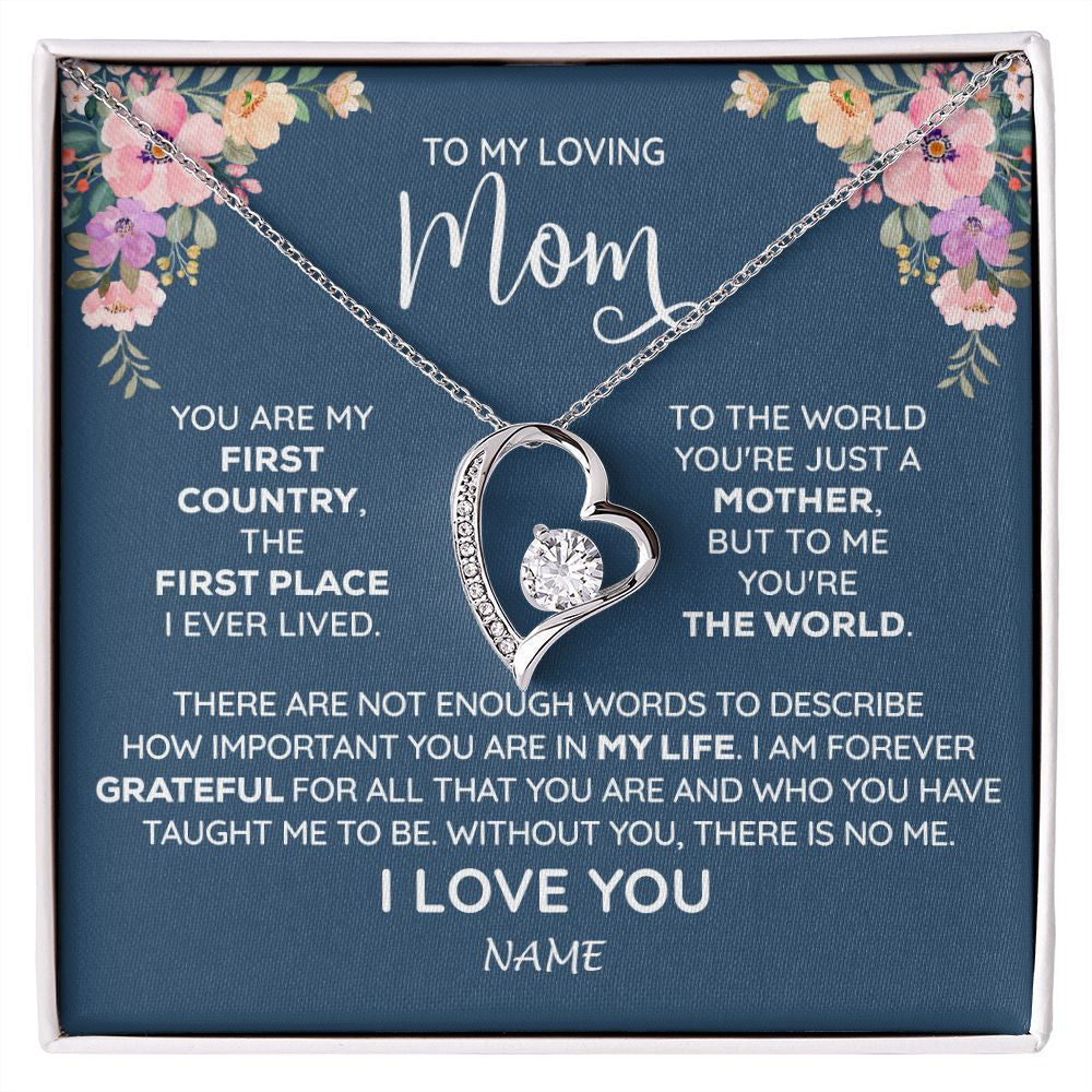 The Love Between Mother And Son Is Forever - Personalized Aluminum