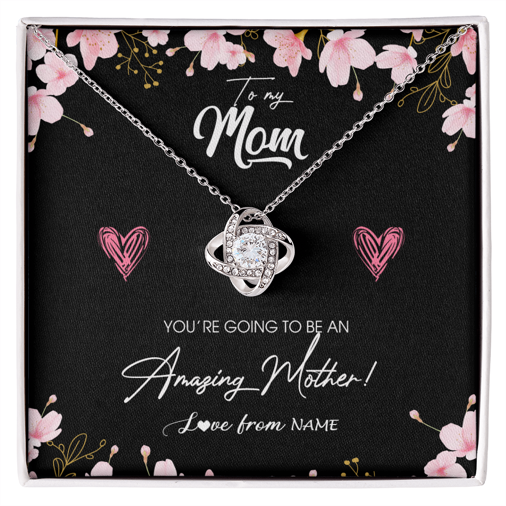 Happy 1st Mothers Day Gift for First Time Mom Gift First Mothers Day Gift  for New Mom Gifts From Baby Mother Mommy and Me Necklace Gift 