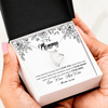 Forever Love Necklace | Personalized To My Mommy Necklace Baby Bump Expecting Mom First Time Mom Pregnancy Pregnant New Mom Mother To Be Mothers Day Customized Gift Box Message Card | teecentury