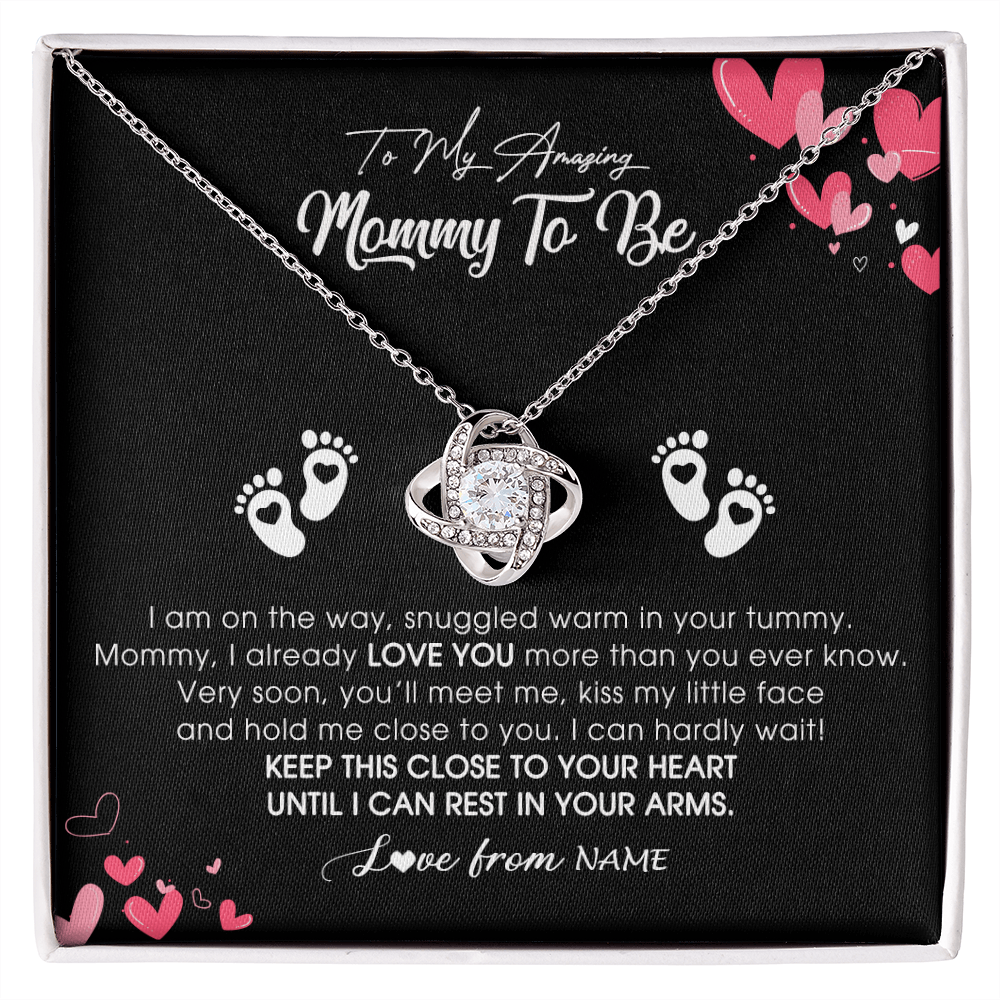 Happy 1st Mothers Day Gift for First Time Mom Gift First Mothers Day Gift  for New Mom Gifts From Baby Mother Mommy and Me Necklace Gift 