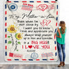 Personalized To My Mother In Law Blanket Love Big Hug Air Mail Letter Sunflower Mother In Law Birthday Mothers Daythanksgiving Christmas Fleece Throw Blanket Blanket | Teecentury.com