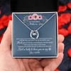Lucky In Love Necklace | Personalized To My Mother In Law Necklace From Daughter In Law Thank You Mother Of The Groom Jewelry Birthday Mothers Day Christmas Customized Message Card | teecentury