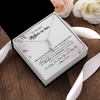 Alluring Beauty Necklace | Personalized To My Mother In Law Necklace from Daughter In Law I Feel So Lucky Groom's Mother of My Husband Pendant Jewelry Customized Gift Box Message Card | teecentury