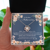 Love Knot Necklace | Personalized To My Mother In Law Necklace from Daugter In Law Feel In Love Son Mother Of My Husband Jewelry Birthday Wedding Pendant Customized Message Card | teecentury