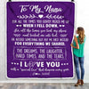 Personalized To My Nana Blanket From Grandkids I Love You With A Special Love Nana Birthday Mothers Day Christmas Customized Fleece Throw Blanket | teecentury