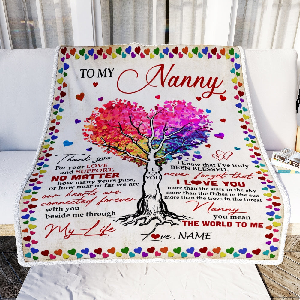 Personalised nanny sale blanket