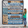 Personalized To My Nephew Blanket From Aunt Uncle Titi Proud Of You I Love You Wood Nephew Birthday Thanksgiving Christmas Customized Fleece Blanket Blanket | Teecentury.com