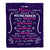 Personalized To My Niece Blanket From Aunt Uncle Mother Purple I Love You Niece Birthday Christmas Gift Customized Bed Quilt Fleece Throw Blanket Blanket | Teecentury.com