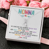 Alluring Beauty Necklace | Personalized To My Nonna Necklace From Grandkids Granddaughter We Squeezed This Necklace Nonna Birthday Mothers Day Jewelry Customized Gift Box Message Card | teecentury