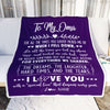 Personalized To My Oma Blanket From Grandkids I Love You With A Special Love Oma Birthday Mothers Day Christmas Customized Fleece Throw Blanket | teecentury