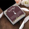 Alluring Beauty Necklace | Personalized To My Second Mom Necklace Sweet Wonderful Mother In Law Stepmother Stepmom Jewelry Birthday Mothers Day Christmas Customized Gift Box Message Card | teecentury