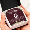 Forever Love Necklace | Personalized To My Second Mom Necklace Sweet Wonderful Mother In Law Stepmother Stepmom Jewelry Birthday Mothers Day Christmas Customized Gift Box Message Card | teecentury