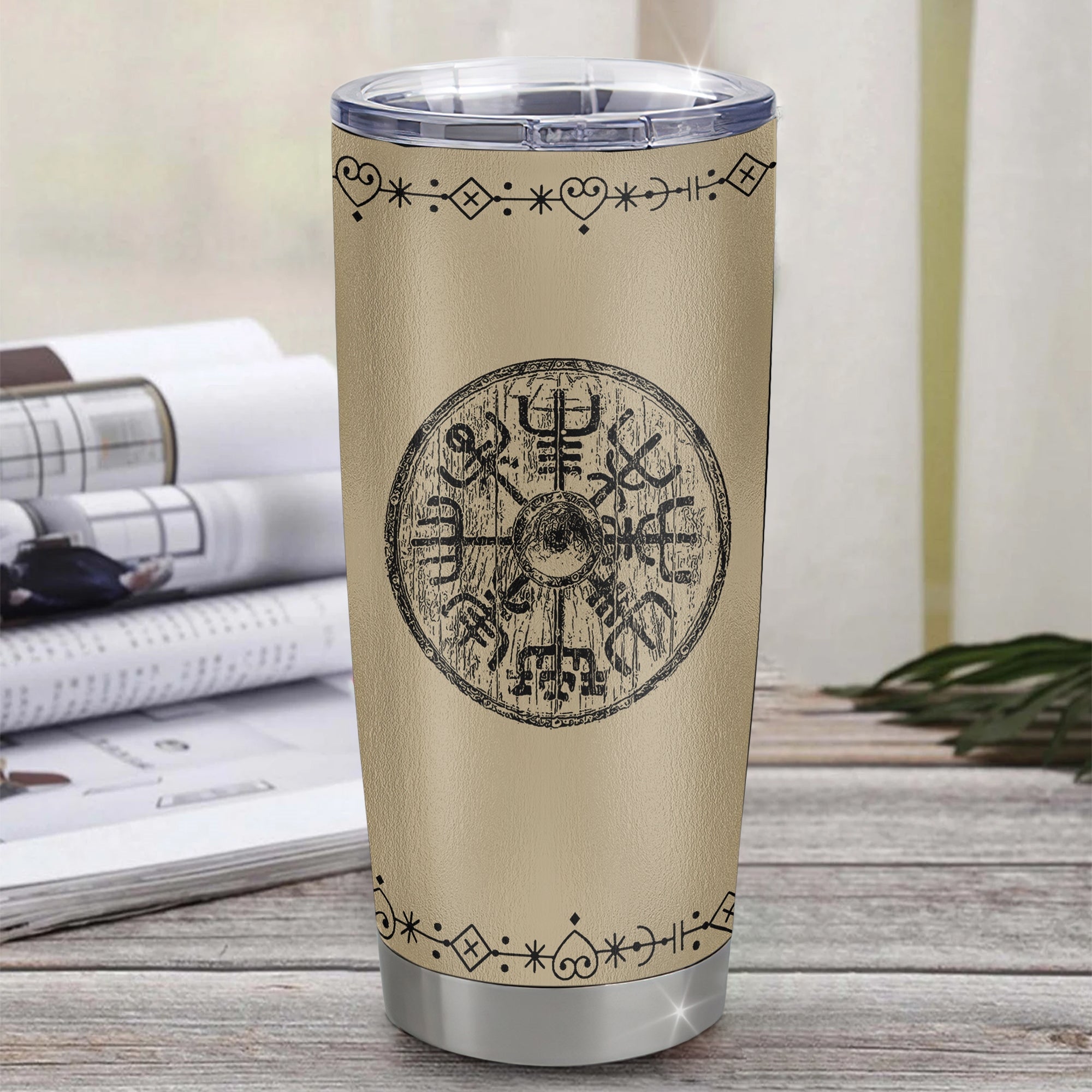 Personalized To My Shieldmaiden Tumbler Viking Stainless Steel Cup Vintage I Love You To Valhalla Wife Girlfriend Birthday Anniversary Christmas Travel Mug | teecentury