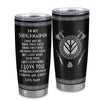 Personalized To My Shieldmaiden Viking Tumbler I Love You To Valhalla And Back Wife Girlfriend Women Birthday Anniversary Valentines Day Christmas Travel Mug | teecentury