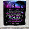 Personalized To My Sister Blanket From Sister Brother Good Friend Count On You I Love You Sister Birthday Graduation Christmas Customized Bed Fleece Blanket | teecentury