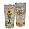 Personalized To My Sister From Sister Stainless Steel Tumbler Cup Sunflower You Are My Sunshine Sister Birthday Graduation Christmas Travel Mug | teecentury