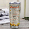 Personalized To My Sister From Sister Stainless Steel Tumbler Cup Sunflower You Are My Sunshine Sister Birthday Graduation Christmas Travel Mug | teecentury