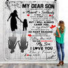 Personalized To My Son Blanket From Mom Mother I Love You Letters For Him Son Birthday Thanksgiving Graduation Christmas Customized Fleece Throw Blanket Blanket | Teecentury.com