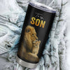 Personalized To My Son Tumbler From Dad Father Stainless Steel Cup Lion My Only Wish For You Son Birthday Graduation Christmas Travel Mug | teecentury