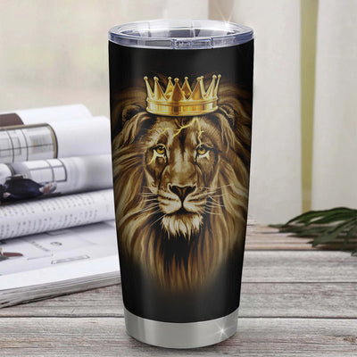 Personalized To My Son Tumbler From Mom Dad Mother Stainless Steel Cup You Will Never Lose Lion Son Birthday Graduation Christmas Travel Mug | teecentury