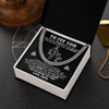 Cuban Link Chain Necklace | Personalized To My Son Viking Necklace From Dad Father I Am So Proud Of You Runes Viking Son Birthday Christmas Customized Gift Box Message Card | teecentury