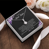Alluring Beauty Necklace | Personalized To My Soul Sister Necklace from Sister The Friend Of My Heart Sister Jewelry Birthday Graduation Christmas Customized Gift Box Message Card | teecentury