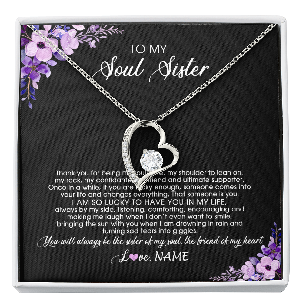 My soul sister my online forever friend necklace