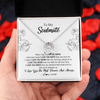Lucky In Love Necklace | Personalized To My Soulmate Necklace For Women Future Wife Girlfriend Love You Birthday Anniversary Wedding Valentines Day Christmas Customized Message Card | teecentury