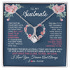 Alluring Beauty Necklace | Personalized To My Soulmate Necklace I Love You Romantic For Girlfriend Future Wife Anniversary Wedding Birthday Christmas Customized Gift Box Message Card | teecentury